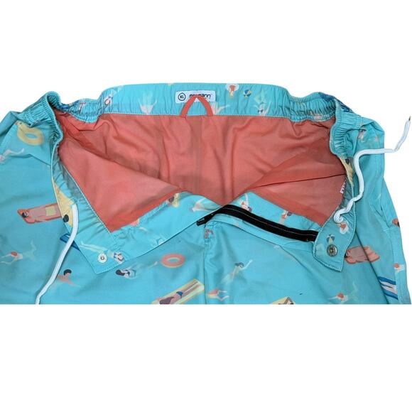Mosmann Australia 7" Swim Trunks Men XL‎ Mesh Lined Swimsuit Beach Vacation Pair - Picture 3 of 11